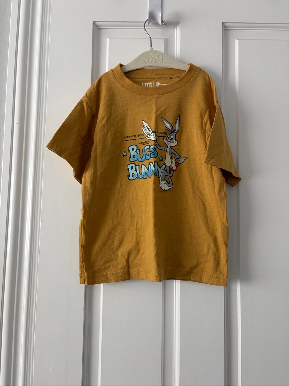 UNIQLO Bugs Bunny Graphic Tee for Kids - Mustard